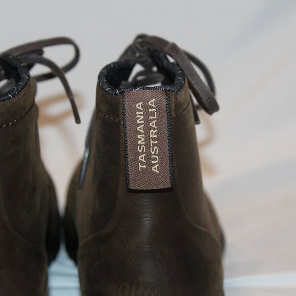 BLUNDSTONE WOMEN'S 1935 LACE UP LEATHER BOOTS ANTIQUE‎ BROWN - Picture 7 of 10